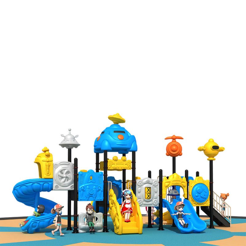 Heavy-Duty Rocket Ship Outdoor Playground for Commercial Parks