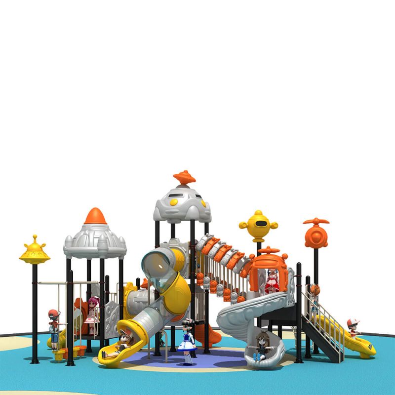 Customized Moon Landing Theme Outdoor Playground for Community Centers